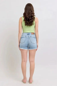 Judy Blue Full Size Tummy Control Raw Hem Denim Shorts Plus Size - Update AvenueVacation StyleTrendsi100100543381629100100543381629456ecddd - f1d3 - 4a05 - b4b2 - da5f64208a59 - MaxLight