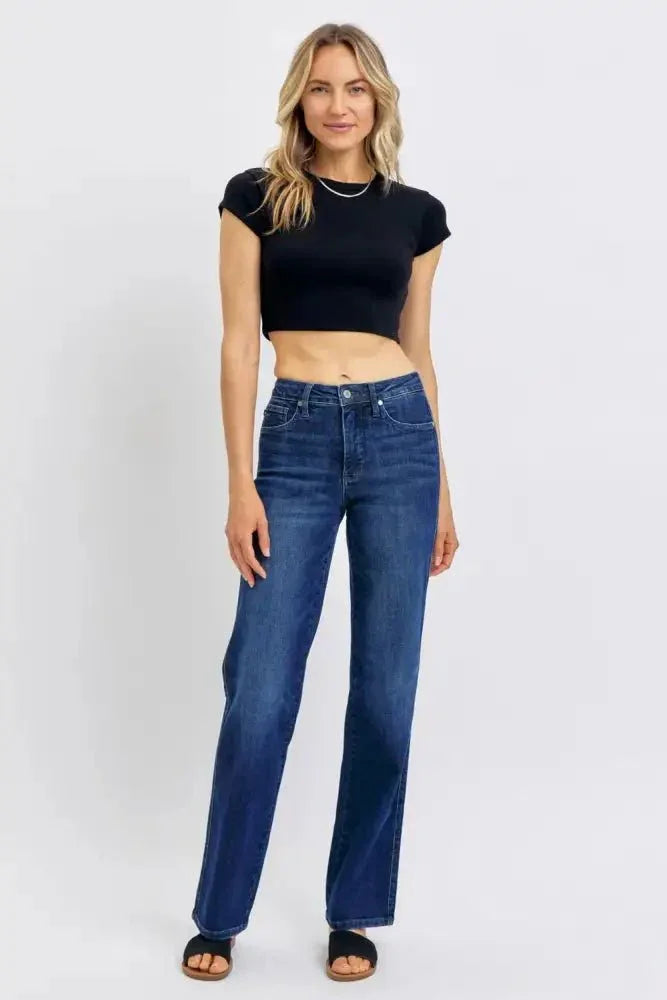Judy Blue Full Size Tummy Control Straight Jeans Plus Size - Update AvenueVacation StyleTrendsi10010037896186210010037896186242515f0c - e3b9 - 4fbe - 90ce - c660221413f5 - MaxDark