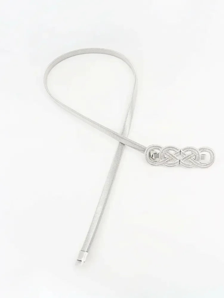 Knot Buckle Metal Belt