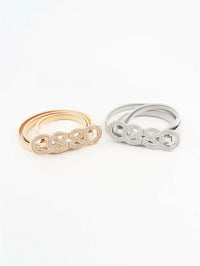 Knot Buckle Metal Belt