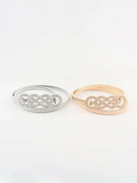 Knot Buckle Metal Belt