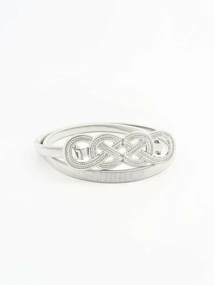 Knot Buckle Metal Belt