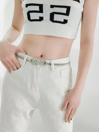 Knot Buckle Metal Belt