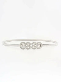 Knot Buckle Metal Belt