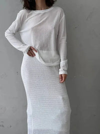 Knotted Long Sleeve T-Shirt - Update AvenueT-ShirtsTrendsi100100432195969100100432195969795a4b46c8b749af89ff405099db055b - Max - OriginWhite