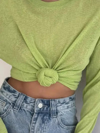 Knotted Long Sleeve T-Shirt - Update AvenueT-ShirtsTrendsi100100432196716100100432196716d6965f7c - 038d - 4892 - 9b65 - 78fc27aefb30 - Max - OriginGreen