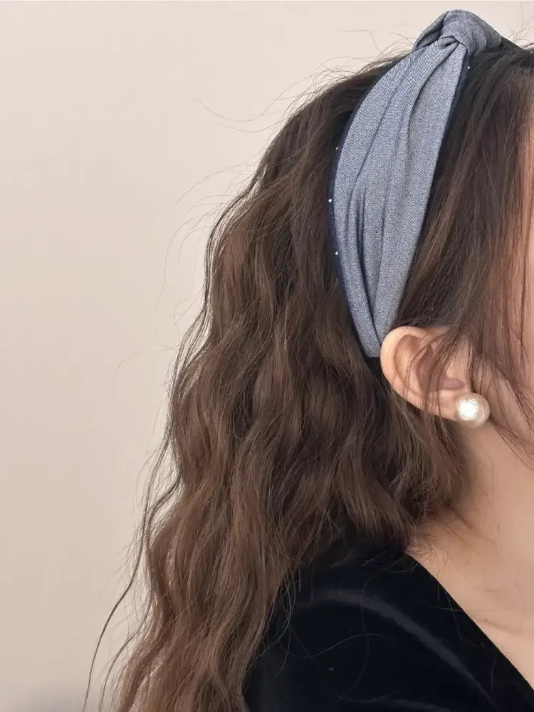 Knotted Polyester Wide Headband
