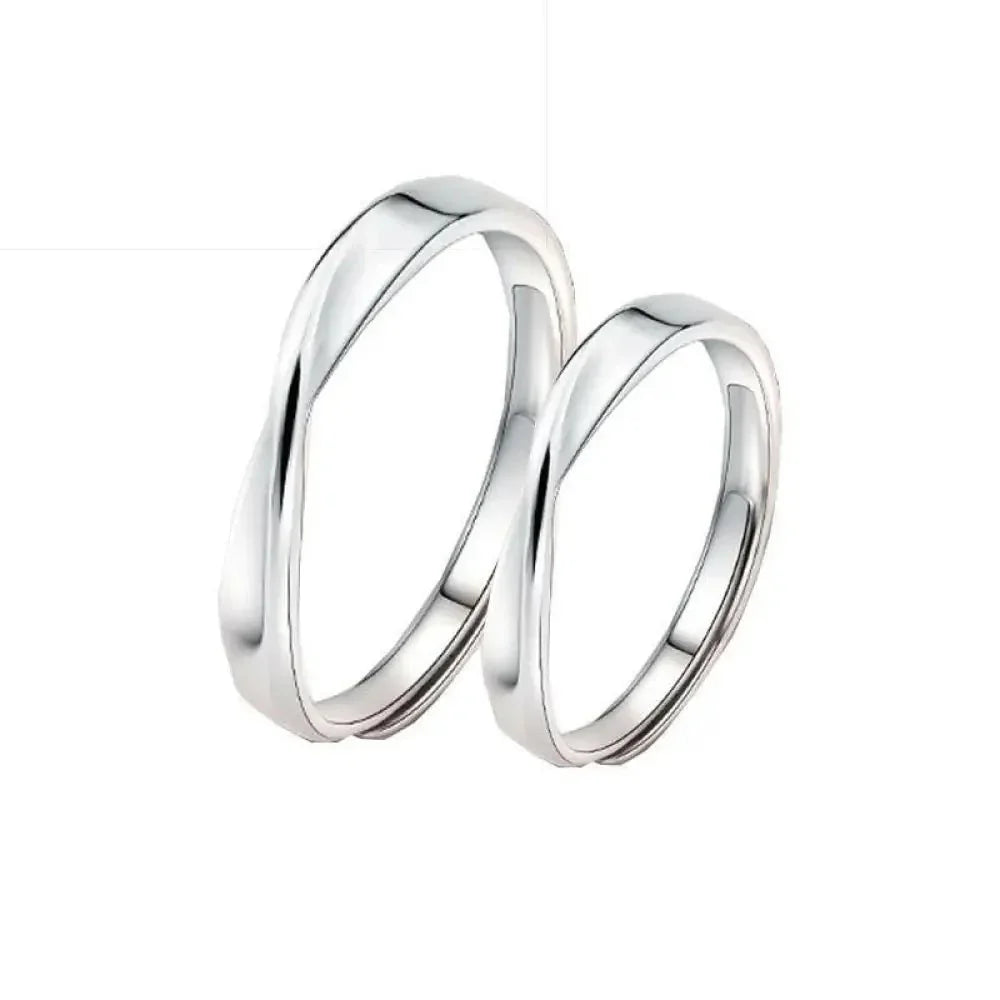 Korean version Korean imitation silver Mobius ring live mouth couple ring zircon irregular personality ring jewelry wholesale - Update AvenueUpdate Avenues213133240351001Korean version Korean imitation silver Mobius ring live mouth couple ring zircon irregular personality ring jewelry wholesale - Update AvenuesOpening adjustable