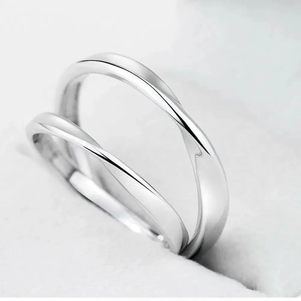 Korean version Korean imitation silver Mobius ring live mouth couple ring zircon irregular personality ring jewelry wholesale - Update AvenueUpdate Avenues213133240351001Korean version Korean imitation silver Mobius ring live mouth couple ring zircon irregular personality ring jewelry wholesale - Update AvenuesOpening adjustable