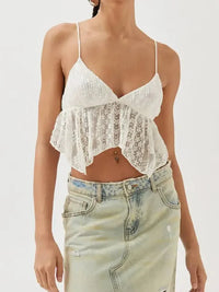 Lace Cropped Cami with Flowy Hem - Update AvenueTanks & CamisTrendsi1001006101531451001006101531451c261e3d - ac19 - 4efe - abab - 5baf0524eeed - Max - OriginWhite