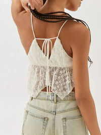 Lace Cropped Cami with Flowy Hem - Update AvenueTanks & CamisTrendsi1001006101531451001006101531458c59a457 - ff73 - 4dd4 - 9ce7 - 7c7e04258b16 - Max - OriginWhite