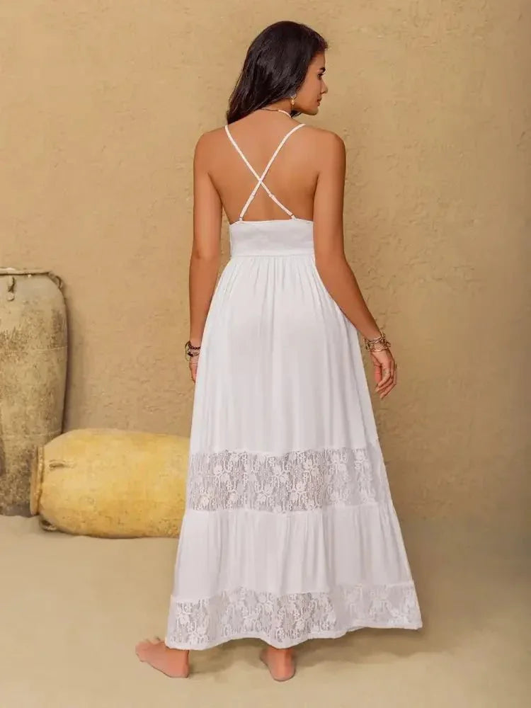 Lace Detail Crochet Tiered Maxi Cami Dress - Update AvenueFestival VibesTrendsi100100438901469100100438901469c5d92dc8 - 6727 - 42aa - 9247 - 3334ba1fe4a3 - MaxWhite