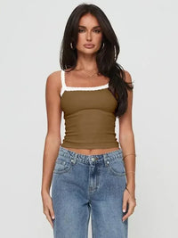 Lace Detail Cropped Cami - Update AvenueFestival VibesTrendsi10010052423190610010052423190662b05b5c - 654b - 40ea - bed2 - c3f12bd5329b - MaxCoffee Brown