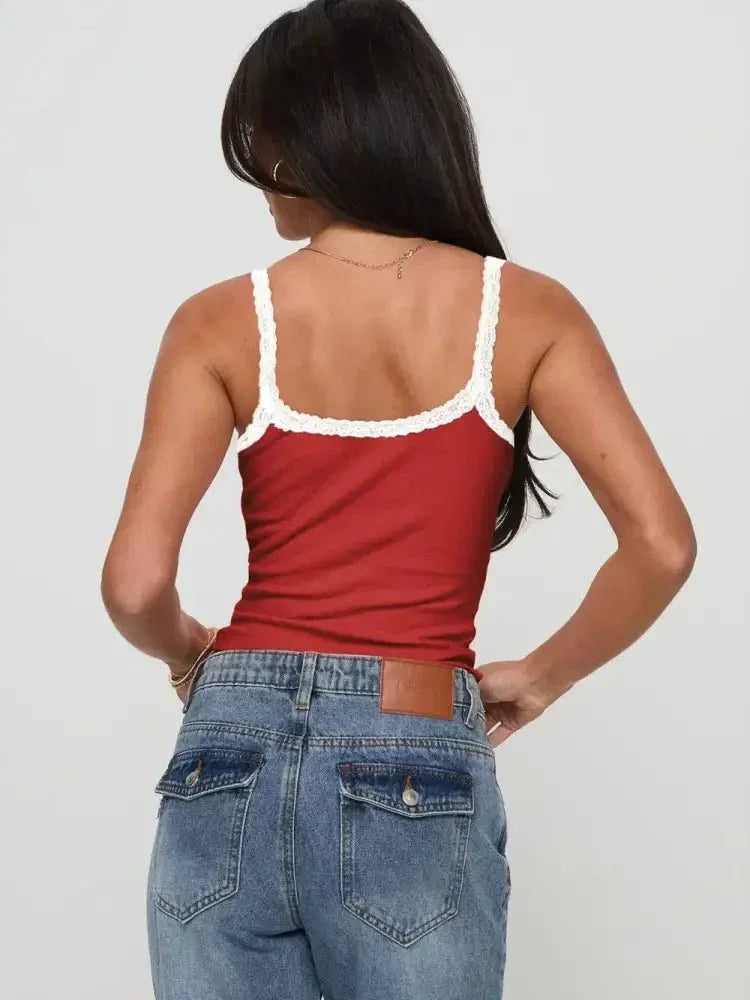 Lace Detail Cropped Cami - Update AvenueFestival VibesTrendsi10010052423876310010052423876394cfb08a - 4acf - 4aa4 - 83a2 - d0817dabb1ae - MaxDeep Red