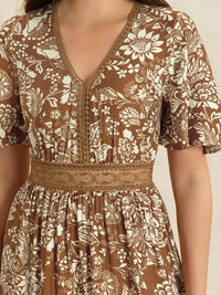 Lace Detail Printed Short Sleeve Midi Dress - Update AvenueBoho VibesTrendsi10010007527182410010007527182447cb856f - f39f - 440f - 9e0c - 32c3045a4600 - Max - OriginCamel