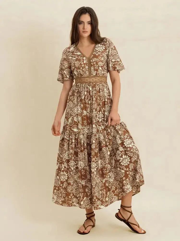 Lace Detail Printed Short Sleeve Midi Dress - Update AvenueBoho VibesTrendsi1001000752718241001000752718241eb89b1a - 8eb7 - 4ccb - 917d - 93cbb4d1e8b8 - Max - OriginCamel