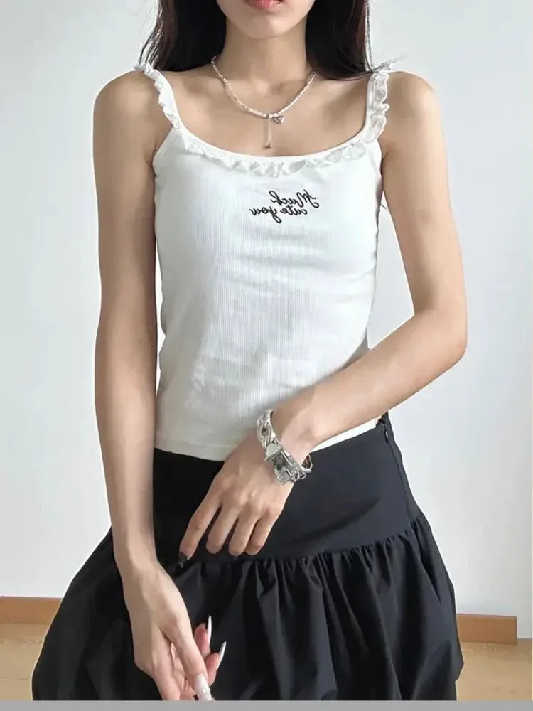 Lace Detail Scoop Neck Cami - Update AvenueTrendsi10010002922638210010002922638232a924f3602e4751ae86531d02a0cae0 - Max - OriginWhite
