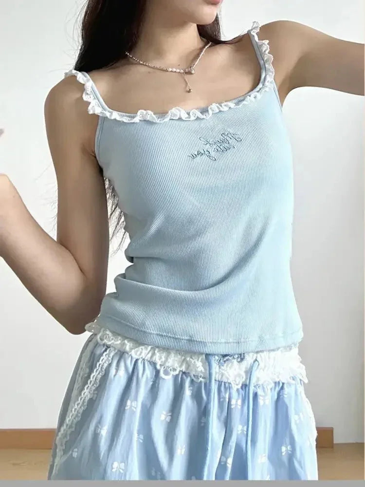 Lace Detail Scoop Neck Cami - Update AvenueTrendsi1001000292293051001000292293055cc5b1bdbbc340b1a3b7bf2a37e8cfdc - Max - OriginLight Blue