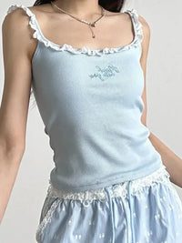 Lace Detail Scoop Neck Cami - Update AvenueTrendsi10010002922930510010002922930599733f1a12534a3d9d950b12aec08fdc - Max - OriginLight Blue