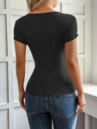 Lace Detail Short Sleeve T-Shirt - Update AvenueT-ShirtsTrendsi10010063364649910010063364649969dd58f02c424ac8bdac01f84fe221ab - Max - OriginBlack