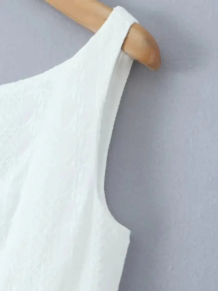 Lace Detail Sleeveless Mini Dress - Update AvenueTrendsi1001001470728651001001470728655668aeb5bc0548da9bfb0ce4f50f6b28 - Max - OriginWhite