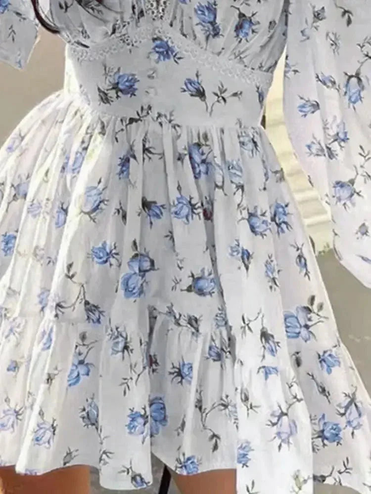 Lace Detail V - Neck Balloon Sleeve Dress - Update AvenueEffortless Elegance: DressesTrendsi100100250621106100100250621106e38a21d2 - a276 - 479f - 89b5 - 671235737fa9 - Max - OriginLight Blue