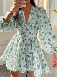 Lace Detail V - Neck Balloon Sleeve Dress - Update AvenueEffortless Elegance: DressesTrendsi100100250626724100100250626724204788e9 - e9bf - 48df - abef - 65b6168412a9 - Max - OriginLight Green