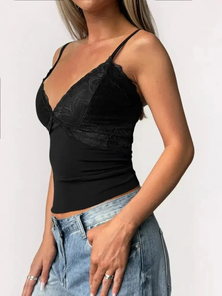 Lace Detail V - Neck Cami - Update AvenueTrendsi100100155369426100100155369426ba32292d844f477986127003276b22f0 - Max - OriginBlack
