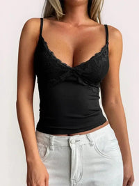 Lace Detail V - Neck Cami - Update AvenueTrendsi1001001553694261001001553694260eb7203b0d464b7780d7f9ec54ef296b - Max - OriginBlack