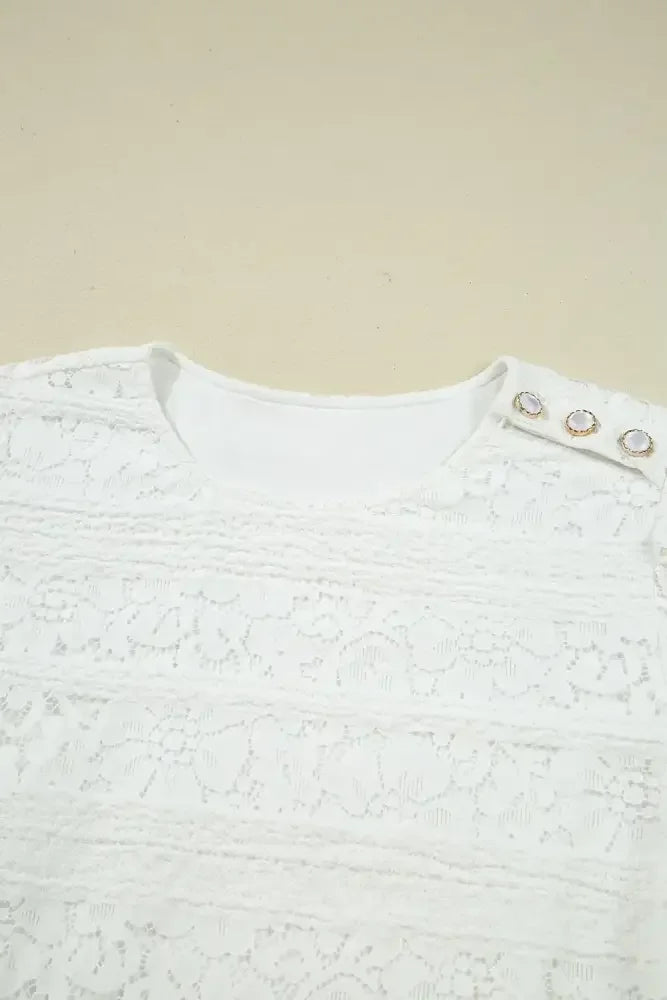 Lace Long Sleeve Mini Dress