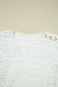 Lace Long Sleeve Mini Dress