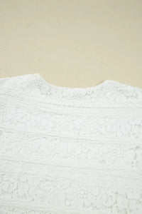 Lace Long Sleeve Mini Dress