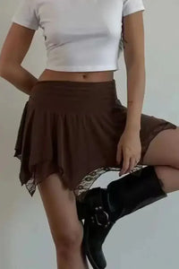 Lace Mini Skirt - Update AvenueFestival VibesTrendsi1001008500417251001008500417259aa4ca22 - 7ded - 43ad - 9854 - a20345c3f887 - MaxDark Brown