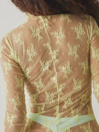 Lace Mock Neck Long Sleeve Blouse - Update AvenueTrendsi10010008411450710010008411450770f4850f - ecba - 4bdf - 9e37 - 6bec235caaed - MaxLime