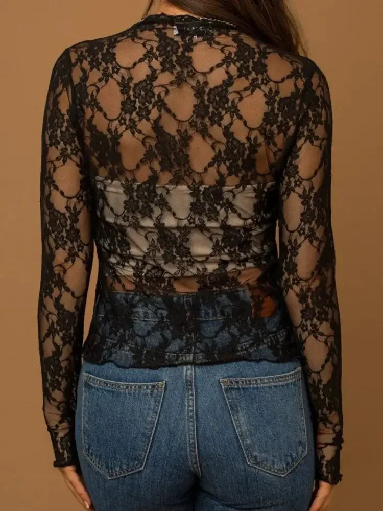 Lace Mock Neck Long Sleeve Top - Update AvenueTrendsi100100691040774100100691040774ddd99e35 - c40a - 40db - a565 - 594f5cc012a4 - MaxBlack