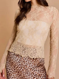 Lace Mock Neck Long Sleeve Top - Update AvenueTrendsi1001006910453651001006910453650a7b1efa - 8b07 - 4925 - afb6 - 770badfae6f2 - MaxTan