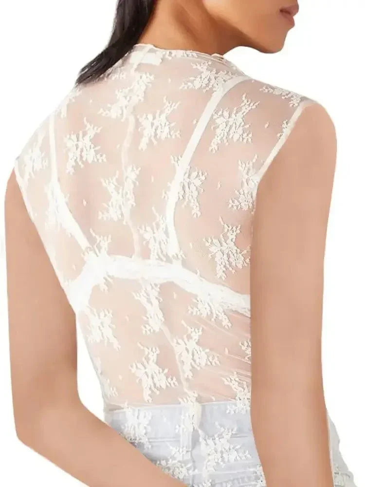 Lace Mock Neck Top - Update AvenueTrendsi10010015214545510010015214545506f8b471 - d56e - 401e - abc5 - 0ba769eb2106 - MaxWhite