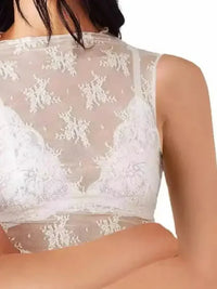 Lace Mock Neck Top - Update AvenueTrendsi10010015214545510010015214545569f4b567 - 176d - 4eb4 - 8ca8 - e8c58e874d12 - MaxWhite