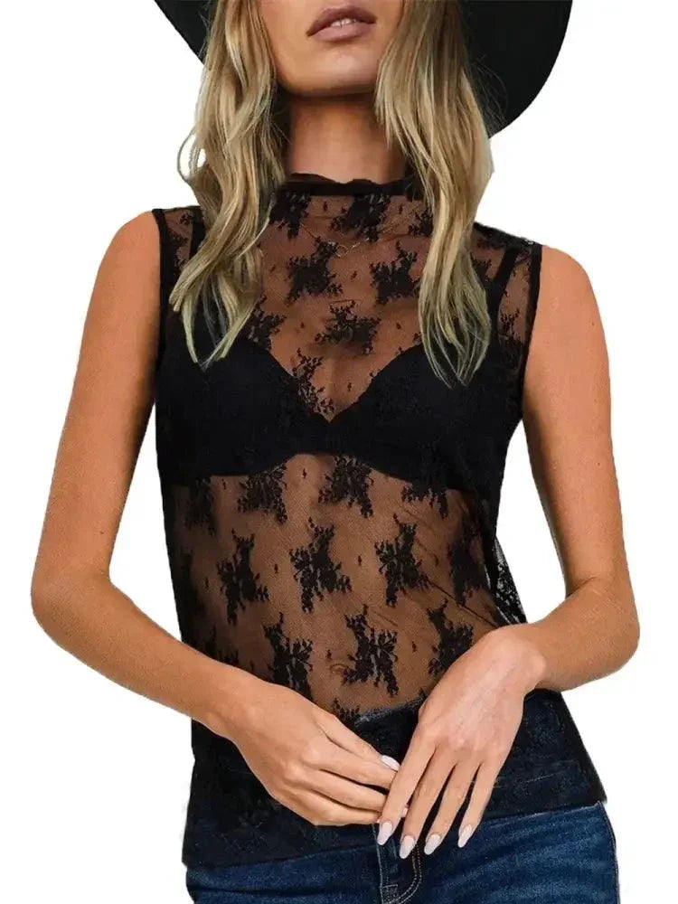 Lace Mock Neck Top - Update AvenueTrendsi1001001521491751001001521491756697bad5 - a918 - 4ccd - 9d85 - 527c559cb35c - MaxBlack