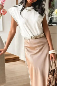 Lace Patchwork Cap Sleeve Round Neck T Shirt - Update AvenueT-ShirtsTrendsi100100171861131100100171861131b74734f9 - 6445 - 4f68 - b52b - 25400f666c14 - Max - OriginLight Yellow