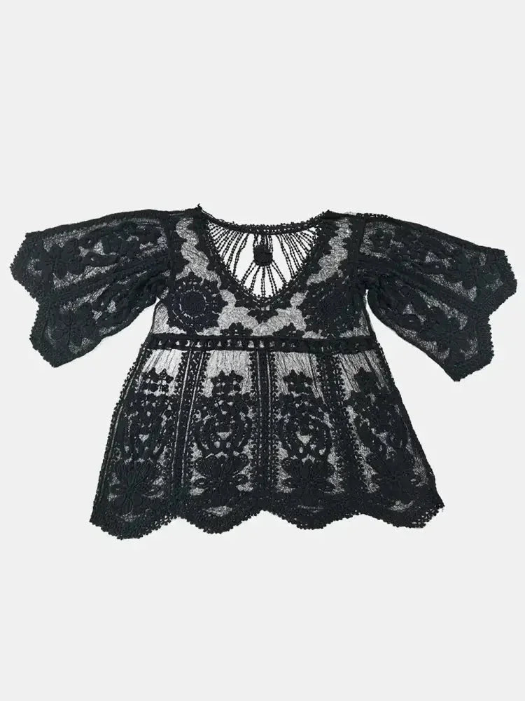 Lace Round Neck Cover - Up - Update AvenueTrendsi100100046784961100100046784961778e9735 - bf19 - 4bc1 - 9137 - 130a9fe0791b - MaxBlack