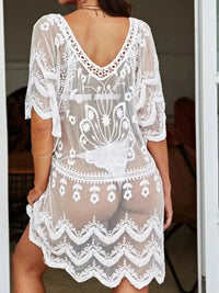 Lace Round Neck Half Sleeve Cover - Up - Update AvenueTrendsi1001000096104441001000096104444d59b5bf - d070 - 45e5 - 9088 - 11366782e80f - MaxWhite