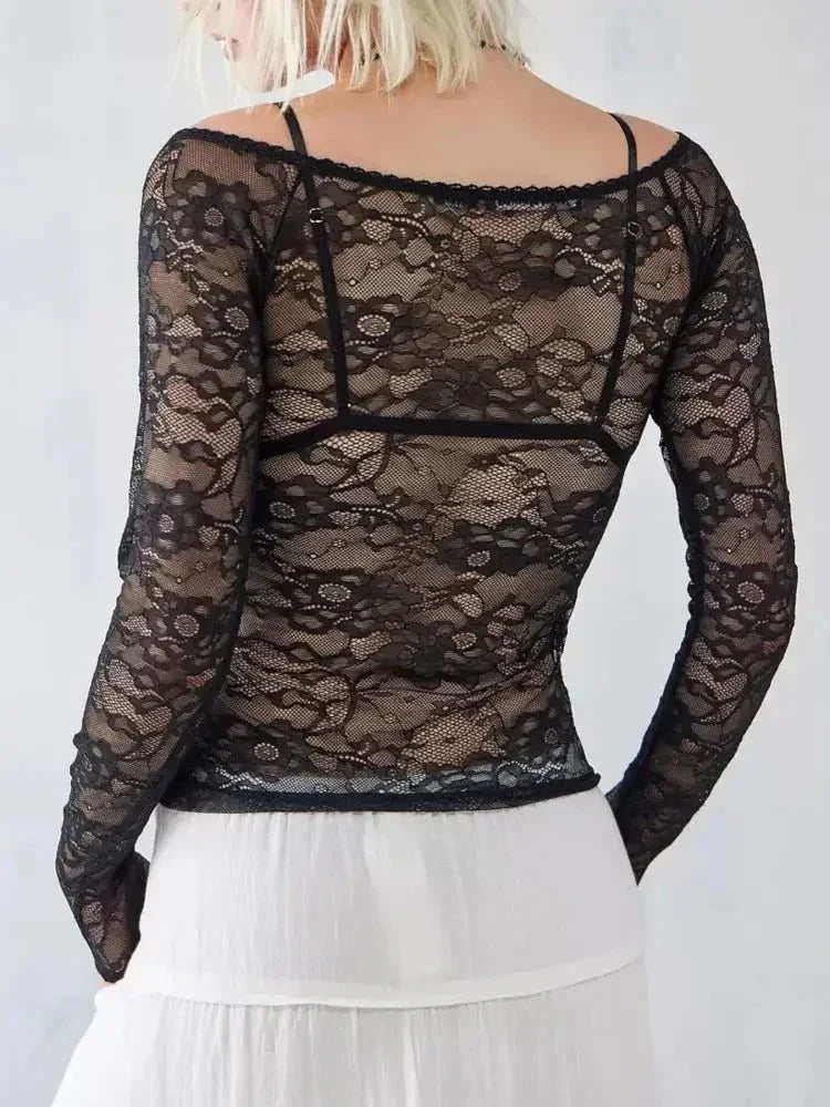 Lace Sheer Long Sleeve T-Shirt - Update AvenueT-ShirtsTrendsi100100873521000100100873521000ebc72716 - 32a6 - 49ab - affe - aa1ddc379b84 - Max - OriginBlack