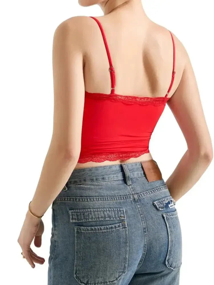 Lace Trim Cami Top - Update AvenueTrendsi1001001944347101001001944347102f5f7183 - b6dd - 4989 - 83cc - 6749585f1ed7 - Max - OriginRed
