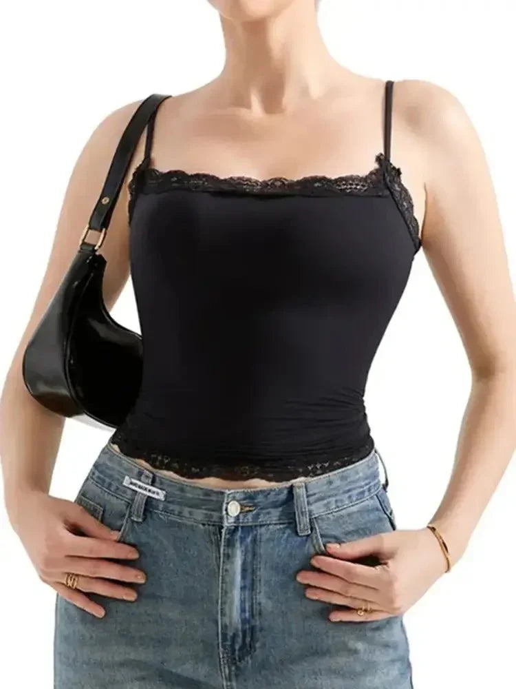 Lace Trim Cami Top - Update AvenueTrendsi100100194435195100100194435195ede3ba12 - 6579 - 46f0 - ba72 - a914ed3dc06a - Max - OriginBlack