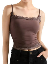 Lace Trim Cami Top - Update AvenueTrendsi100100194437345100100194437345e9f47ccc - 35bc - 46dd - 9b56 - 727d02e49208 - Max - OriginBrown