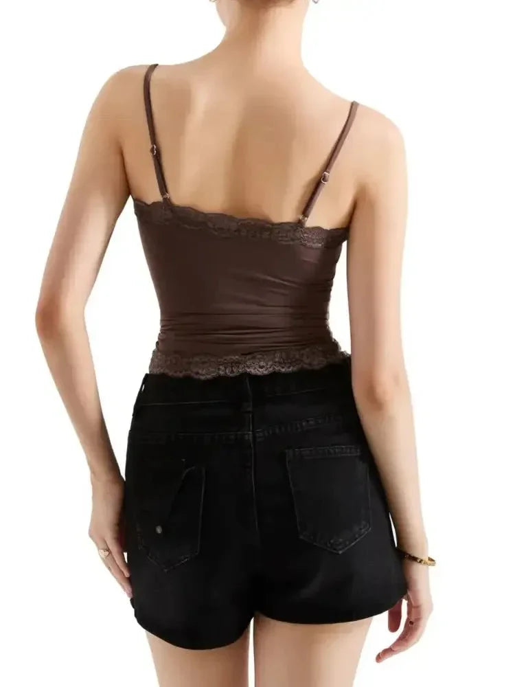 Lace Trim Cami Top - Update AvenueTrendsi10010019443734510010019443734559a14173 - 3033 - 4737 - acea - ded72d6abc3e - Max - OriginBrown