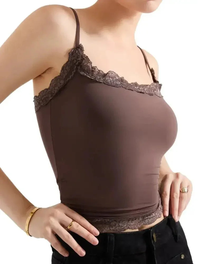 Lace Trim Cami Top - Update AvenueTrendsi10010019443734510010019443734549fe3dc4 - c16e - 4c59 - b156 - f0f305c98300 - Max - OriginBrown