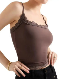 Lace Trim Cami Top - Update AvenueTrendsi10010019443734510010019443734549fe3dc4 - c16e - 4c59 - b156 - f0f305c98300 - Max - OriginBrown