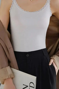 Lace Trim Scoop Neck Cami Top - Update AvenueTrendsi10010099548277210010099548277243c1ebe5 - ddb2 - 444c - b4f9 - 9a0e30763ed8 - Max - OriginWhite